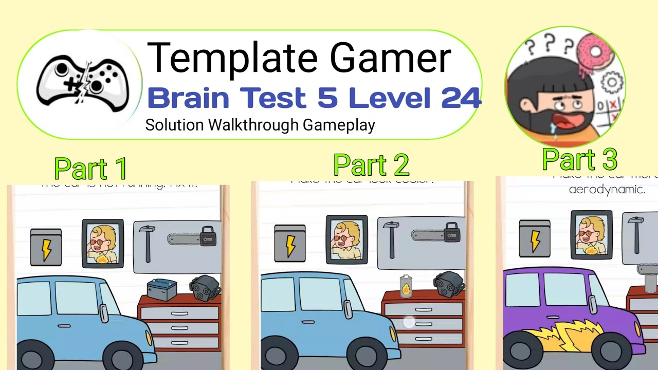Brain Test 5 Level 24 Walkthrough Solution || ‎⁨@TemplateGamer886