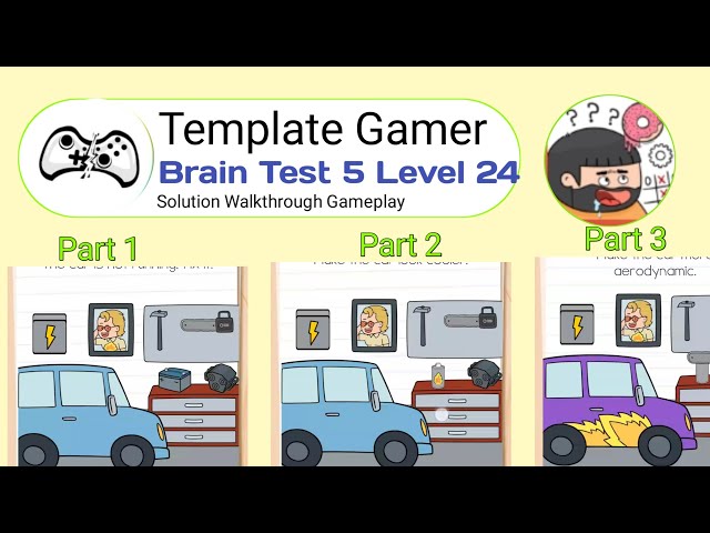Brain Test 5 Level 24 Walkthrough Solution || ‎⁨@TemplateGamer886
