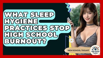 What Sleep Hygiene Practices Stop High School Burnout? - High School Toolkit