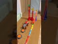 おもちゃピタゴラ装置235 Marble Melody #asmr #marblerun #trickshots #shorts #rubegoldbergmachine