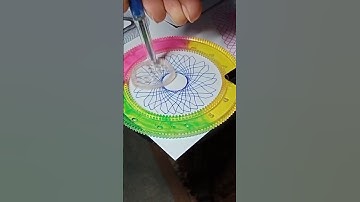 707WD. Geweldig Spirograph-patroon #spirograph