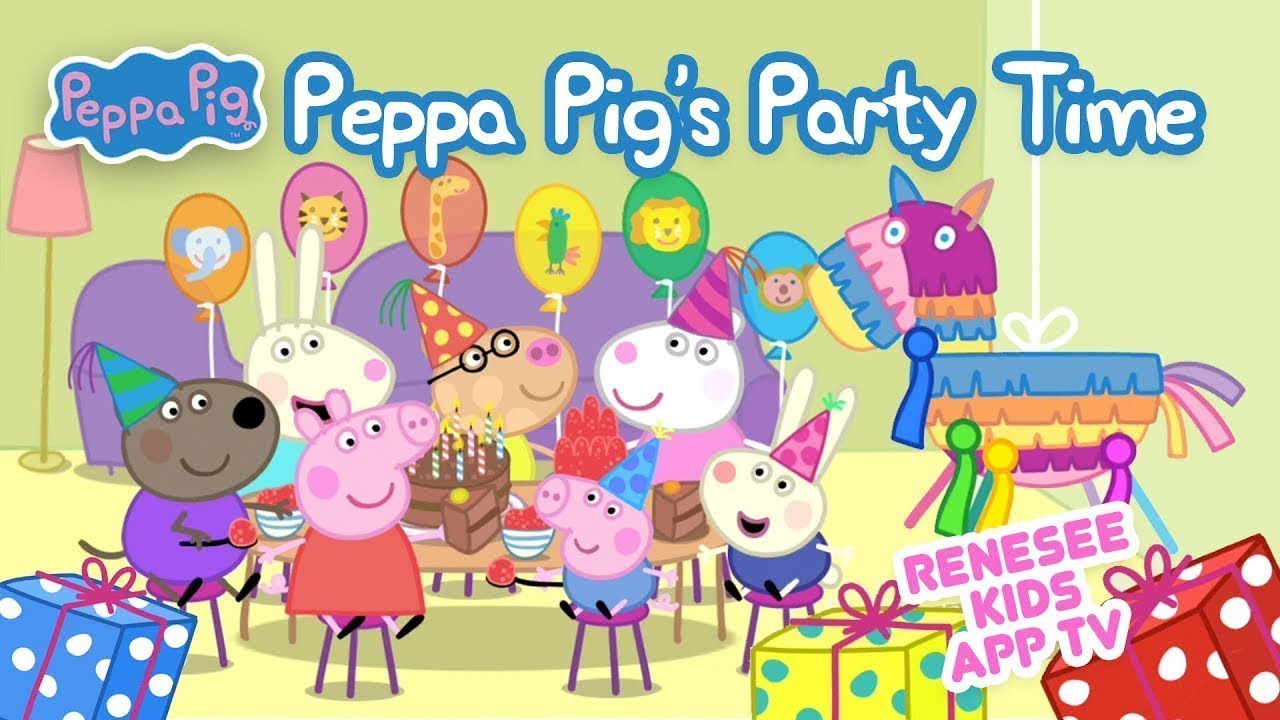Peppa Pig's Party Time Full IPhone App Preview Best App for Kids