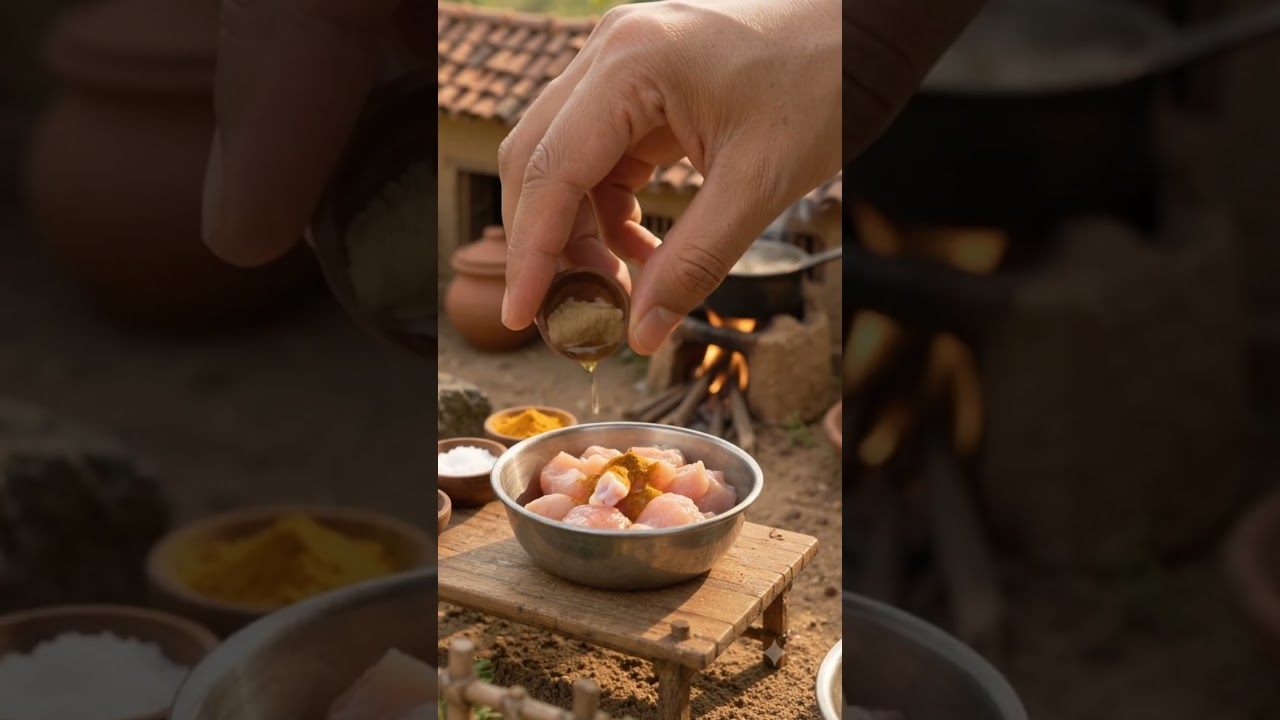 Miniature 🍗 Chicken Fry 😋 #shorts #chickenfryrecipe #minikitchen