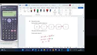 03 Practice tests Set 22 Paper 2F 3F WS Qu11to20