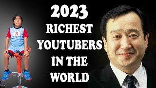 Top 10 Richest YouTubers In The World 2023 | Bright Lab | Jay Jeon | Jeffree Star | Ryan Kaji | Rich