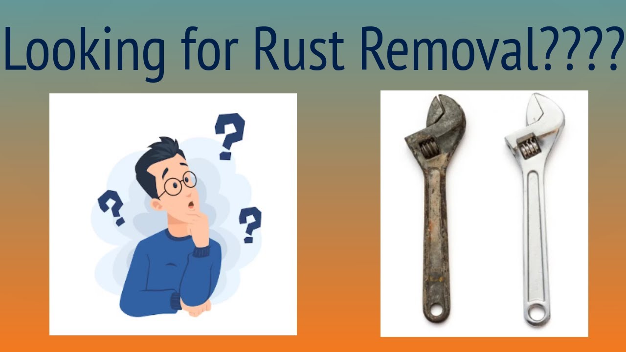 Secret to Removing Rust from Metal Objects - YouTube