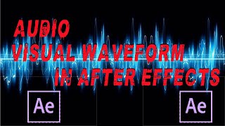 How to create audio spectrum waveform effects in adobe After Effects