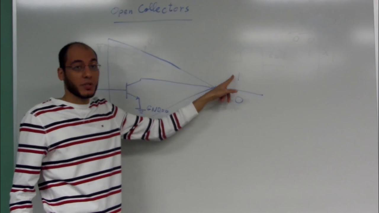 Open Collector NOT gates Why do we need pullup resistors? YouTube