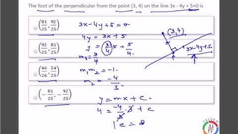Entry Test Preparation : Mathematics Geometry and Conic Section Part 3