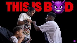 CHRISEAN CRASHES OUT ON BLUEFACE!!