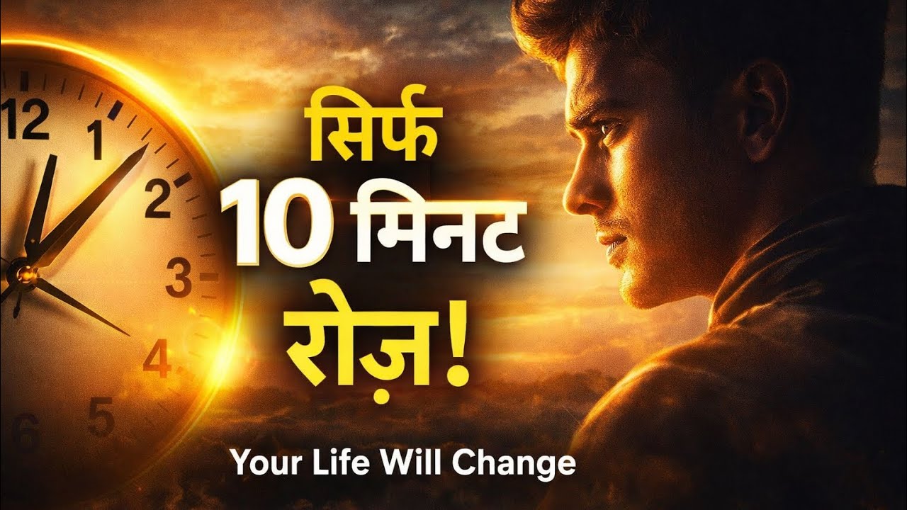 10 Minutes Daily Can Change Your Life | Hindi Motivation | AI Money Hub
