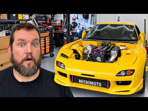 2JZ RX-7 Build: Fabricating In My NEW Home Garage!