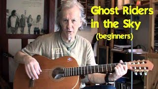 Ghost Riders in the Sky: easy guitar chords