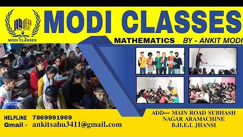 MODI CLASSES|| MODI CLASSES INTRO|| ANKIT MODI|| MODI CLASSES JHANSI