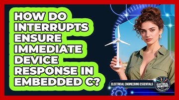 How Do Interrupts Ensure Immediate Device Response In Embedded C?