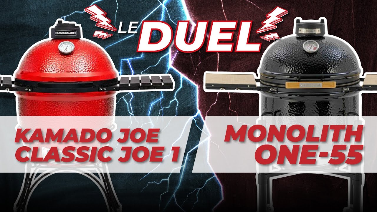 Kamado Joe Classic Joe I VS Monolith One 55 //⚡Le DUEL des MINI KAMADO