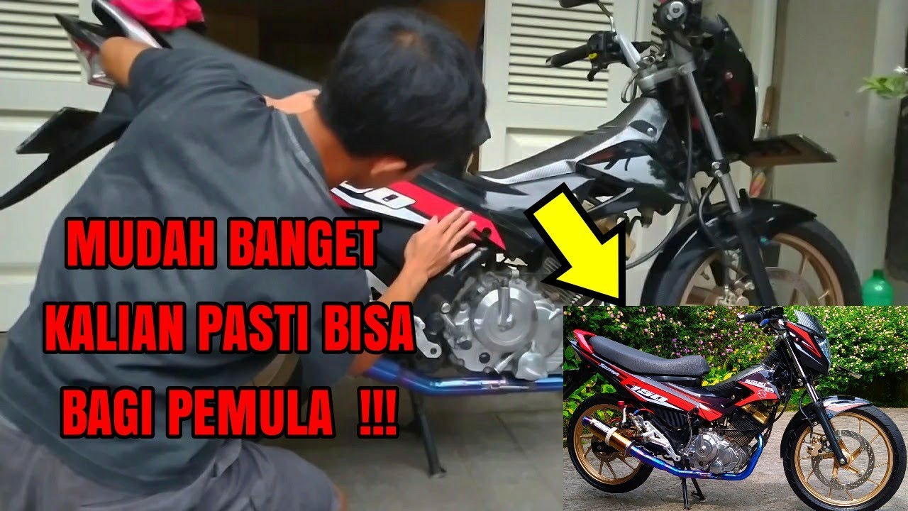Cara Pasang Striping Motor