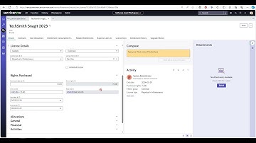ServiceNow SAM: Software License and Contract Renewal