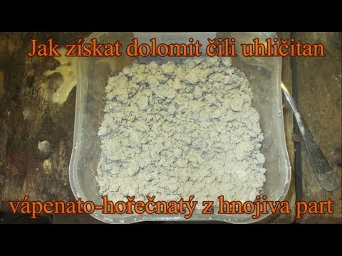 Video: Ako Získať Uhličitan Vápenatý