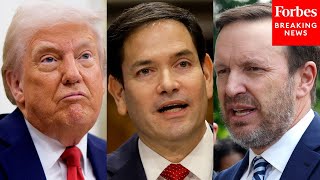 'That Represents A Real Problem': Chris Murphy Grills Sec. Rubio About Trump's Meme Coin Dinner