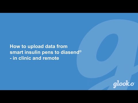 How to upload data from smart insulin pens to Glooko Transmitter and diasend® Mobile App.