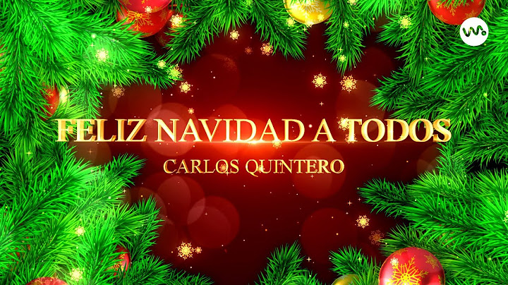 Feliz Navidad a Todos - Carlos Quintero (Villancicos en Arpa)