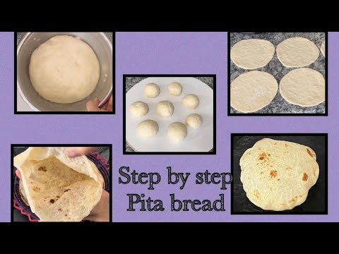 Steps by steps pita bread # how to make pita bread at home  like pro# easy at home # tasty# viral