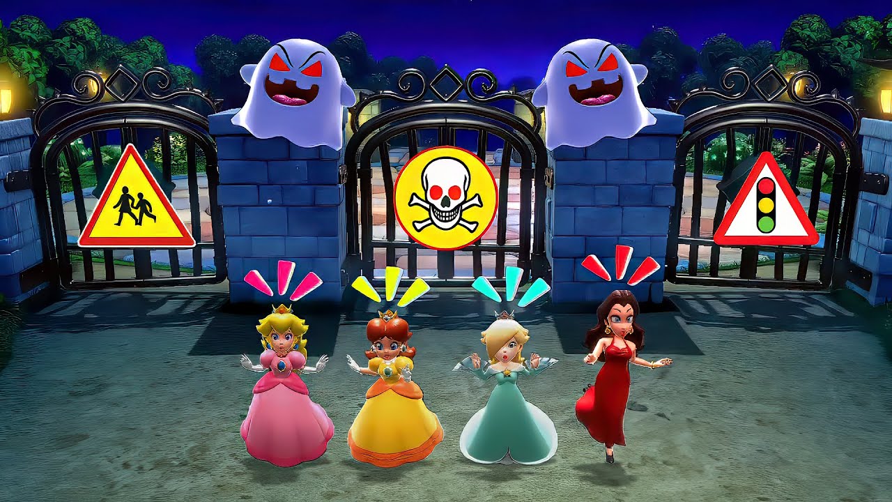 【マリオパーティジャンボリー】ミニゲームチャレンジピーチVsデイジーVsロゼッタVsポリーン(マスターCOM)