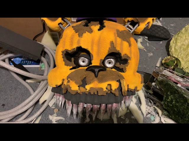 Nightmare Fredbear Cosplay Head 