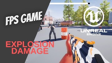 Explosion Damage In Unreal Engine 4 │ FPS Tutorial Series (Part 12) │UE4│Unreal Engine │