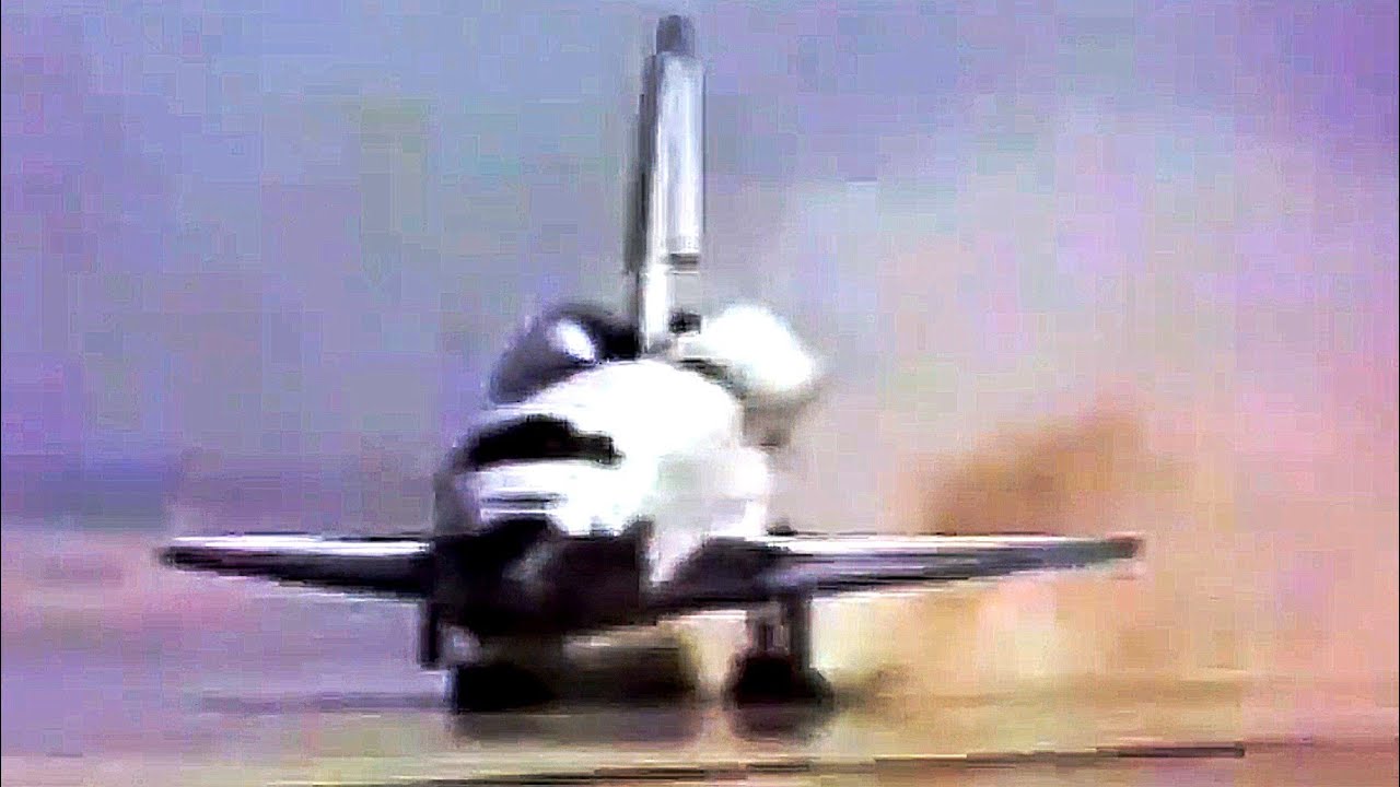 STS-1☆スペースシャトル初飛行着陸 OV-102 コロンビア 1981, 4/14