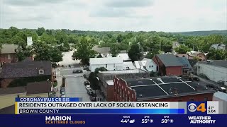 Brown County residents outraged over lack of social distancing