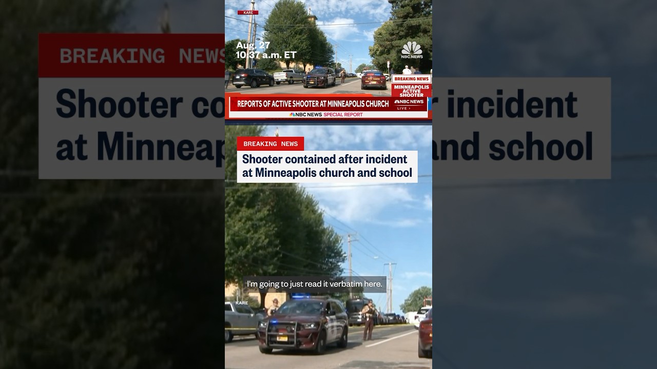 Shooter contained after incident at Minneapolis church and school