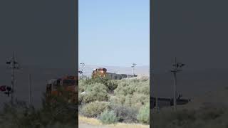 TRAIN SHORTS #01696 / WB BNSF 7579 MP 10.6 CAJON SUB 5-8-2026 #railfan #railtrack #automobile