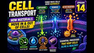 Cell Transport Explained! 🚪 How Materials Move In & Out of Cells | Episode 14