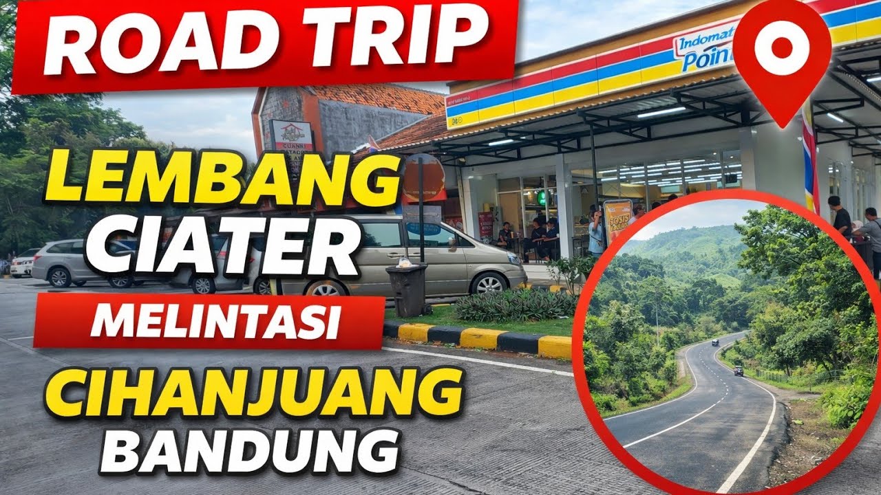 Nissan Serena C24 Melintasi Tanjakan Cihanjuang, Lembang, Ciater || Road Trip Cihanjuang