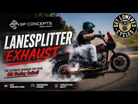 SP Concepts Lanesplitter Exhaust Test on a 2025 Low Rider S | Star M28 Cam Sound & Performance