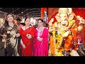Shilpa Shetty With Mother Sunanda and Sister Shamita Visit Andhericha Raja 2023 Ganpati Darshan