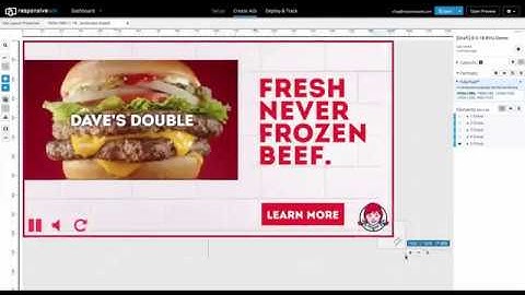 Wendys Fully-Fluid™ Video Banner demo (Responsive Ads)