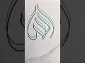 Allah naam art 💝💝#islamic #video #drawing #art #shorst #trendingshorts #viral #viralvideo #artist