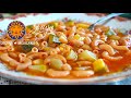 Sopa de coditos nutritiva y con mucho sabor