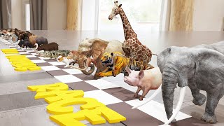 Ultimate Animal Race in My House | Epic Showdown of 50+ Animals Adventure!