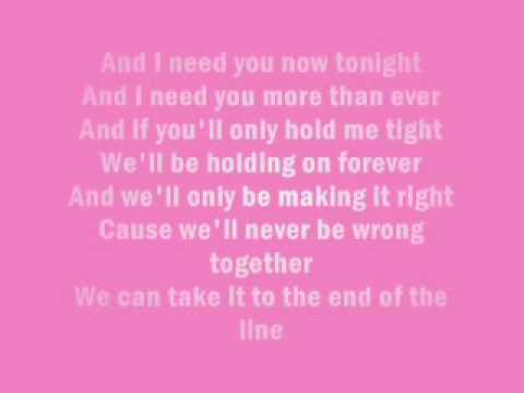 Total Eclipse Of The Heart Glee Lyrics