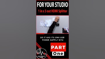 TECH TIP - 1 in x 3 out HDMI Splitter #SHORTS