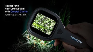 TOMLOV P10 Evo Handheld Close-Up Microscope: 20X Digital Coin Microscope for Adults Kids