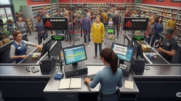 A Customer With Explosives Entered My Store - My Supermarket Simulator 3D - Part 29