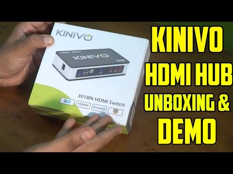 Kinivo 301BN HDMI Hub Unboxing and Demo in Hindi | Best HDMI Switch