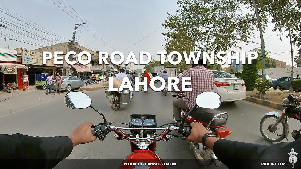 Streets Of Lahore - PECO Road - Township - MotoVlog - POV GoPro9 Vs Insta360One X2
