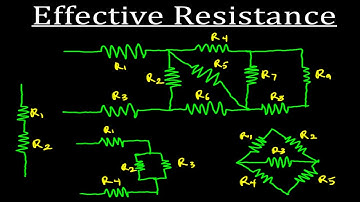 Equivalent (Effective) Resistance of Circuits - Series, Parallel and Complex Circuits.