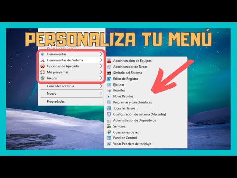 Video: Windows 7: elementos del menú contextual que faltan: 3 pasos Video: Windows 7: elementos del menú contextual que faltan: 3 pasos